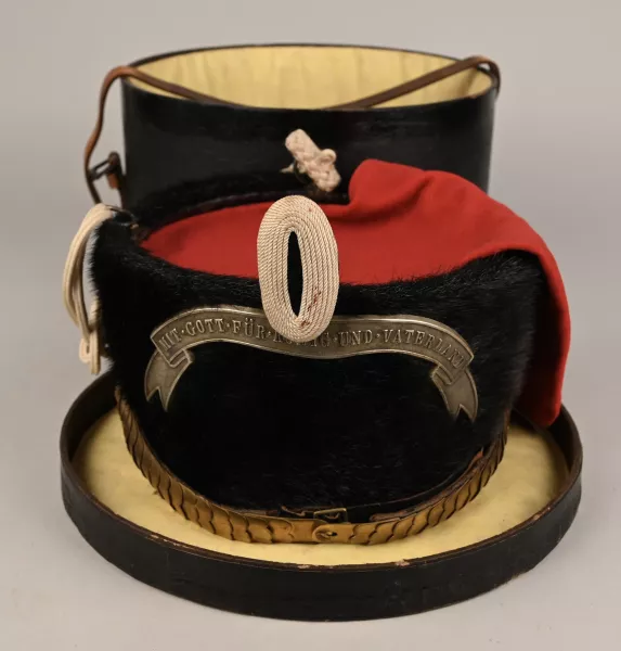 Prussian Hussar NCO or Private Purchase Busby with Case Visuel 1 principal